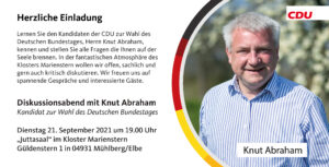 Diskussionsabend mit Knut Abraham